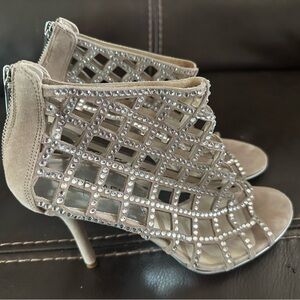 Michael Kors Beige Rhinestone Heels